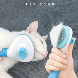 cat brush, pet dog hair brush, grooming and care, dogs cleaning, stainless steel comb, pet accessories