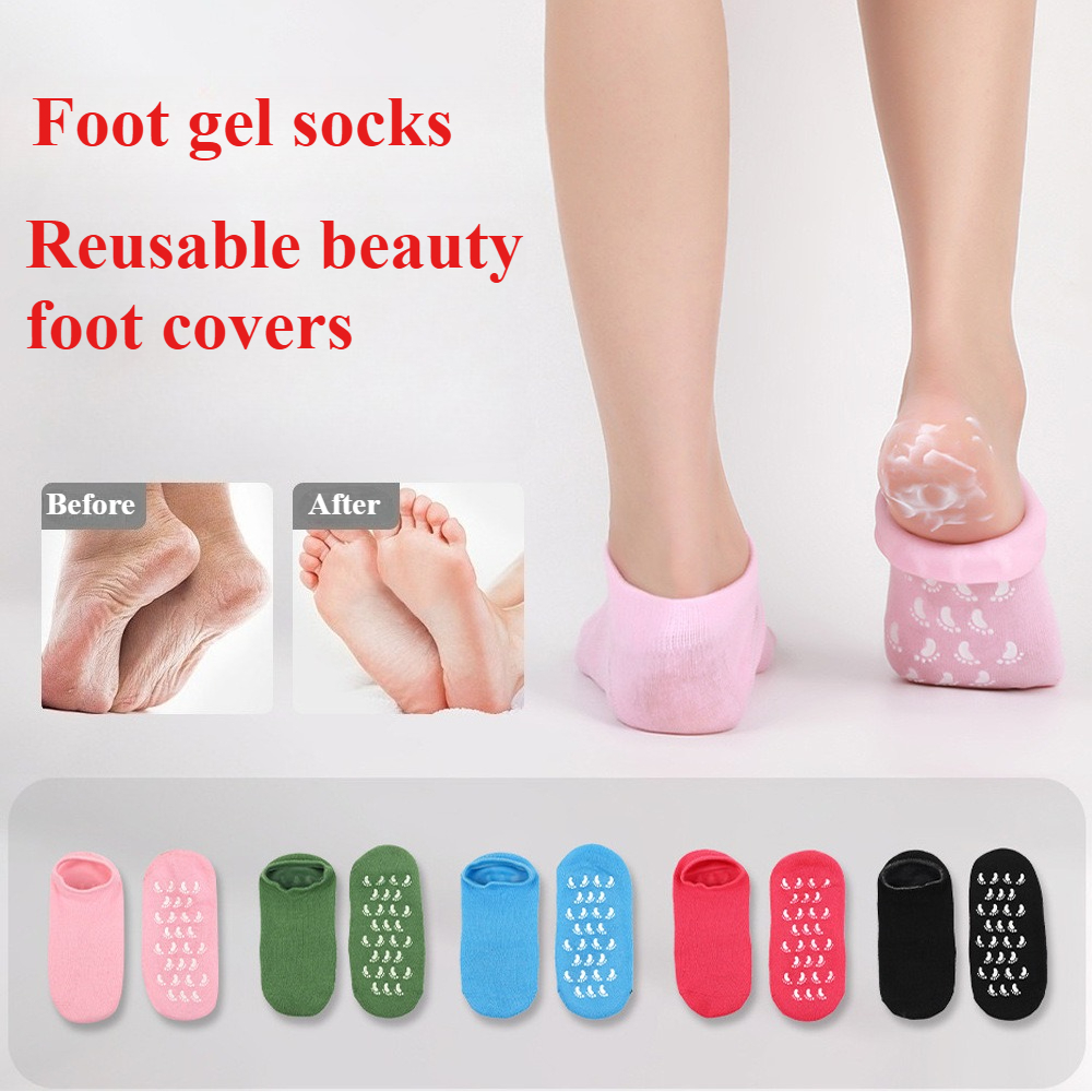 Silicone Socks For Dry Cracked Feet Moisturizing Foot Socks Women Foot Socks For Moisturizing Featu 1