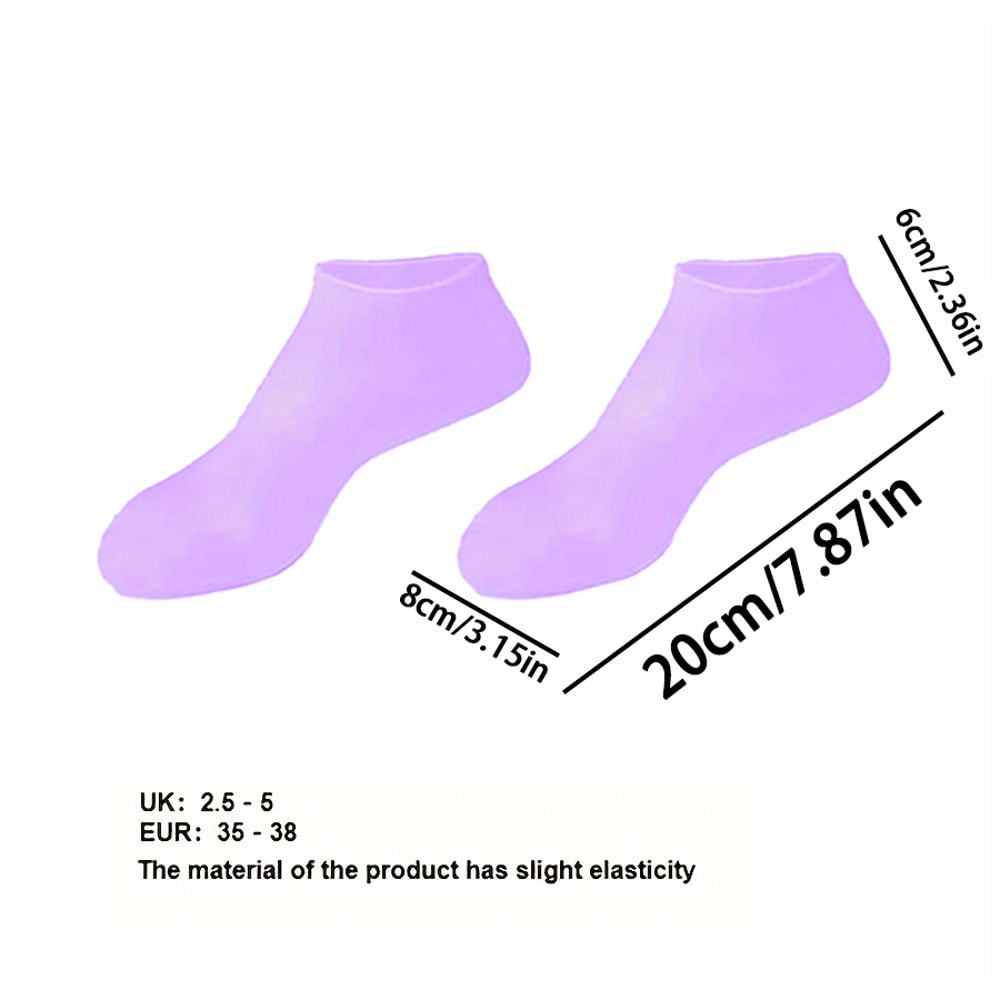 Silicone Socks For Dry Cracked Feet Moisturizing Foot Socks Women Foot Socks For Moisturizing Featu 4
