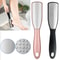 Exfoliating Calluses Brush, Pedicure Tools Heel Scratcher, Stainless Steel Double-sided Foot Sharpening Files Artifact