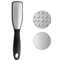 Exfoliating Calluses Brush, Pedicure Tools Heel Scratcher, Stainless Steel Double-sided Foot Sharpening Files Artifact