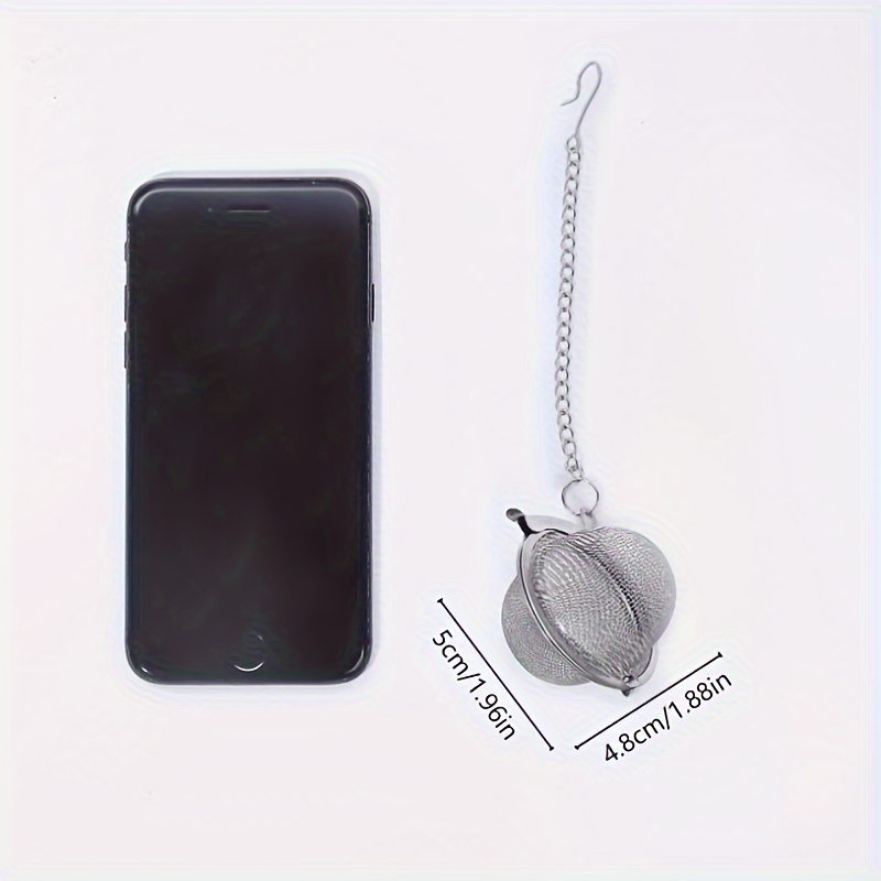 Tea Filter Ball Stainless Steel Soup Infuser With Extension Chain Hook For Flavored Teas 4