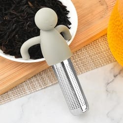 reusable metal tea infuser, stainless steel kitchen accessory for dining, bar, and garden use