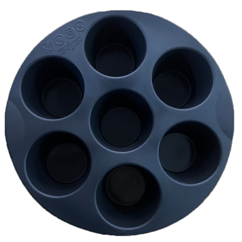 Non-Stick Muffin Pan for Cupcakes, Quiches & Tarts, Silicone Egg Bite Molds for Air Fryer, Dishwasher Safe