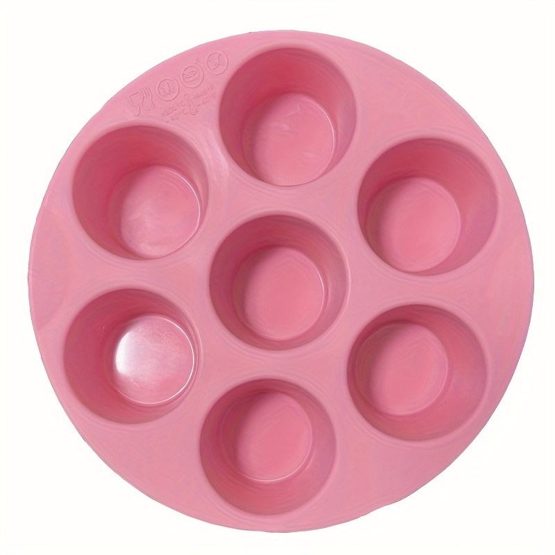 Non-Stick Muffin Pan for Cupcakes, Quiches & Tarts, Silicone Egg Bite Molds for Air Fryer, Dishwasher Safe