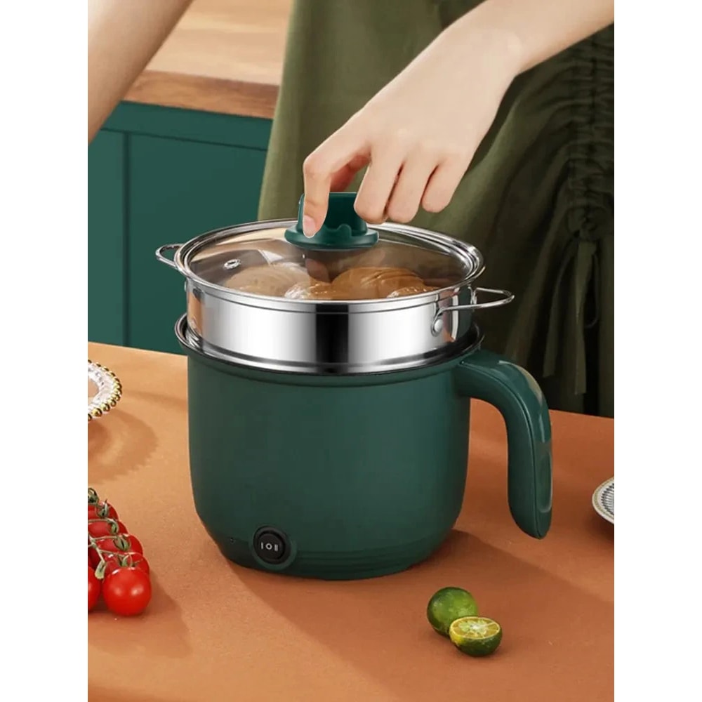 Multifunctional Electric Rice Cooker Non Stick Mini Home Cooking Pot Single Double HotPot Steamer 0