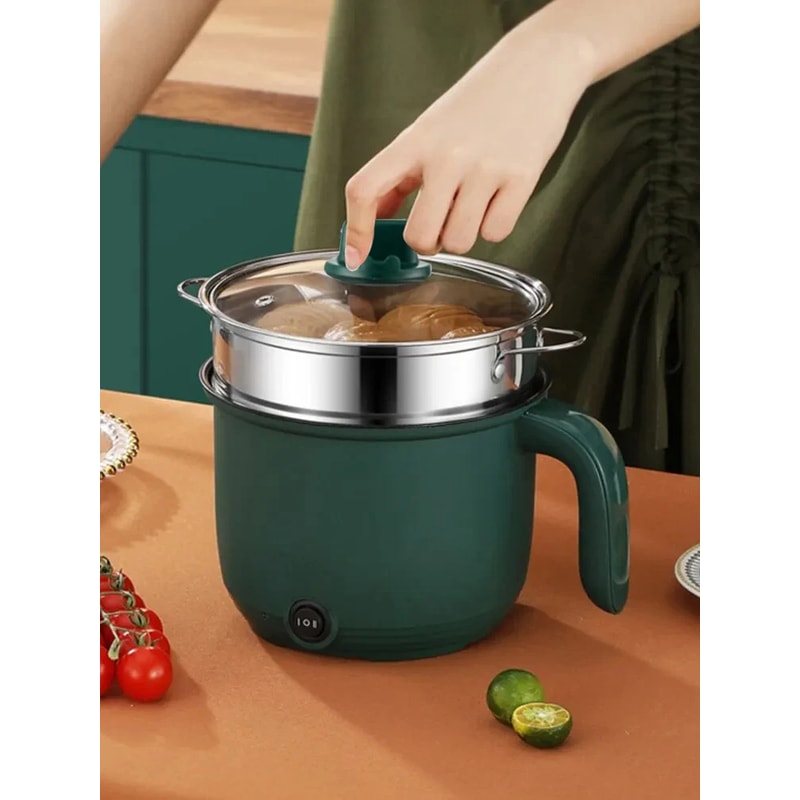 Multifunctional Electric Rice Cooker Non Stick Mini Home Cooking Pot Single Double HotPot Steamer 0