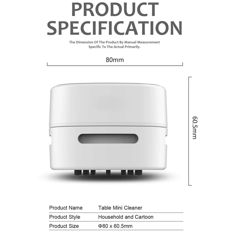 Office Desk Dust Tool Mini Desktop Vacuum Cleaner For Car Home Computer Cleaning 3