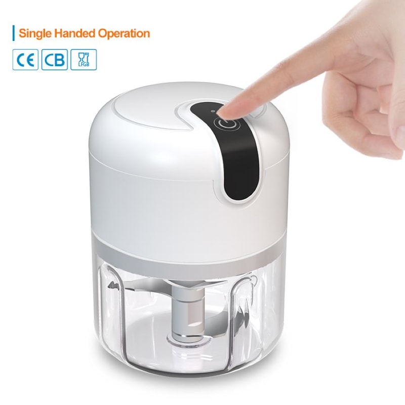Mini Food Processor Rechargeable Electric Garlic Chopper Portable Kitchen Blender Vegetable Chopper 3