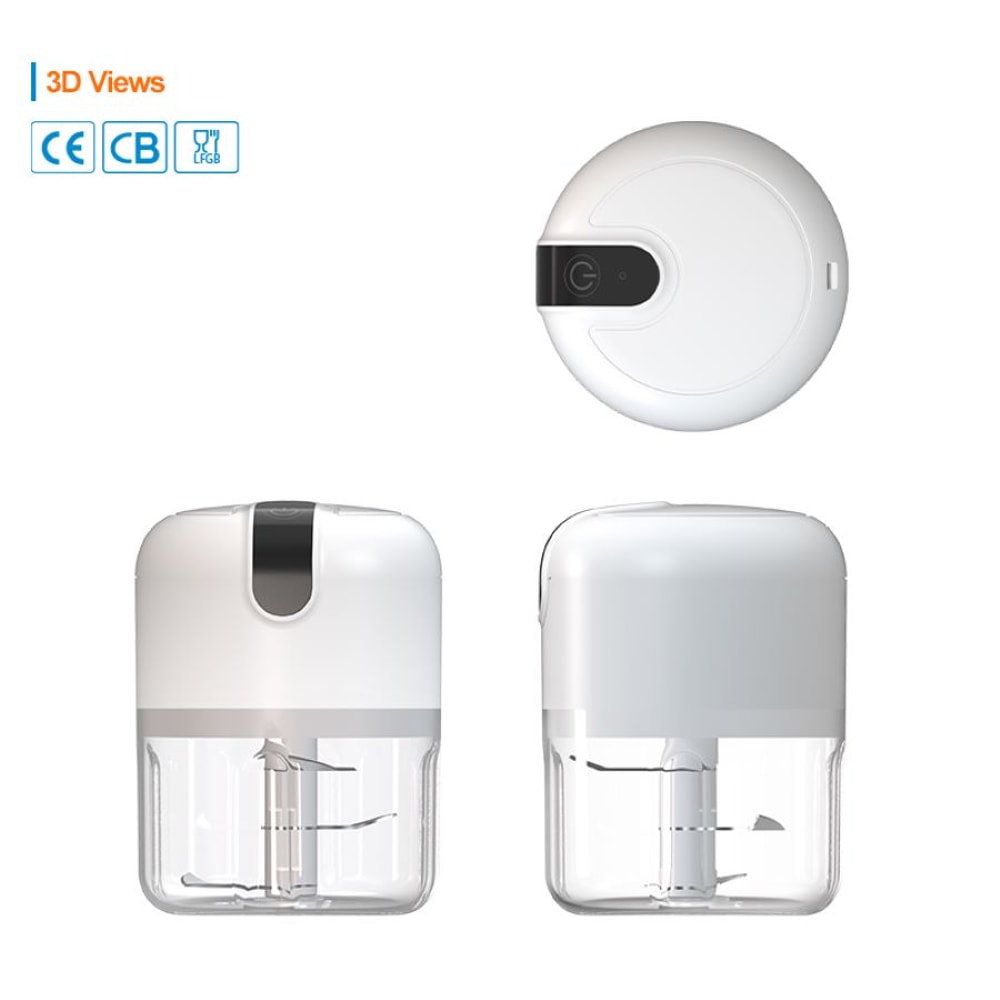 Mini Food Processor Rechargeable Electric Garlic Chopper Portable Kitchen Blender Vegetable Chopper 5