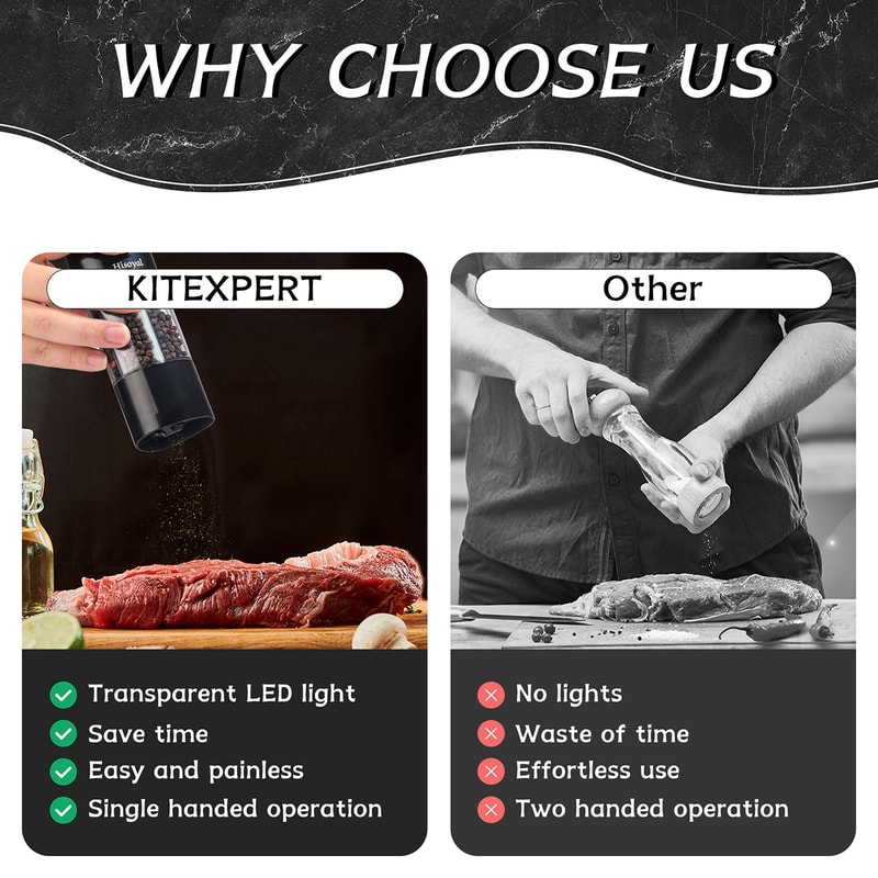 USB Charging Automatic Salt And Pepper Grinder Electric Grinder For Kitchens And Restaurants 4