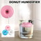 USB Round Household Air Purifier Mini Donut Negative Ion Humidifier For Home Office Desktop Steam D 1