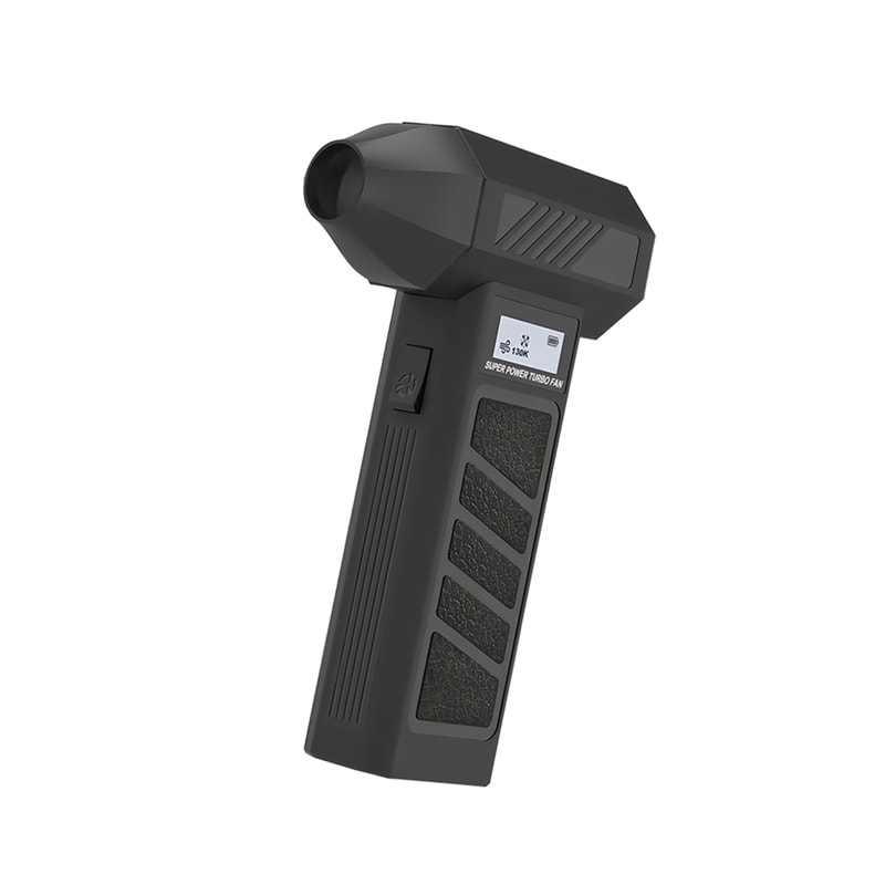 Electric Rechargeable Black Compressed Air Duster Cordless Air Blower For Keyboard Cleaning 6