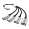 USB Cable Splitter HUB OTG Multiple Ports For Phone Charging Power Adapter Docking Station 0