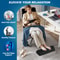 Under Desk Footrest, Memory Foam Office Foot Stool, Leg Elevation Pillow for Gaming & Office Comfort