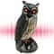Waterproof Garden Fake Owl Deterrent, New Solar Owl Scare Bird Control, Emits Scary Sound and Eyes Light