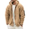 Casual Hooded Jacket For Men Autumn And Winter DoubleSided Fleece Coat 1