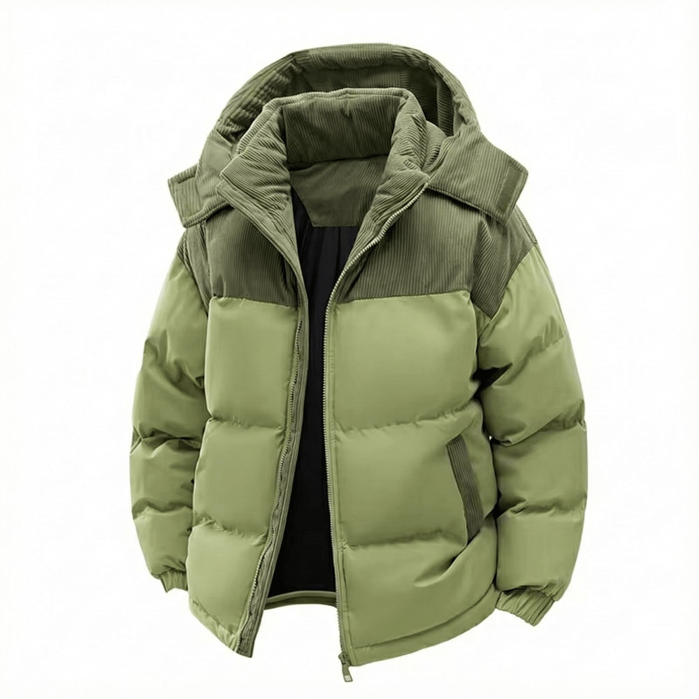 Casual Fashion Men Warm Outwear Autumn Winter Hooded Removable Windbreak Jacket Solid Parkas For Me 3