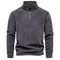 Zipper Neck Pullover Mens Sweatshirt Soft Shell Mens Jacket Brand Quality Thicken Warm Fleece Jacke