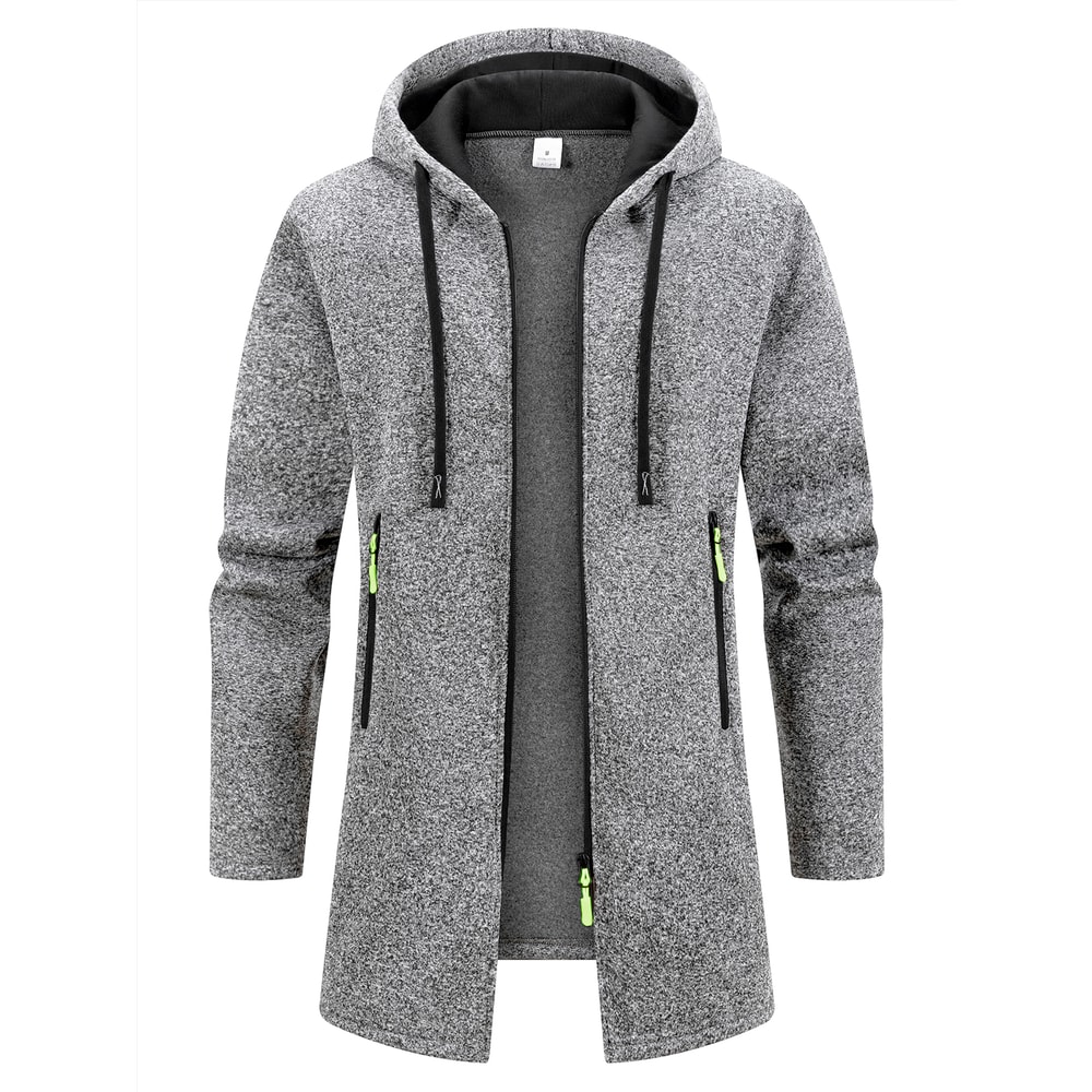 Zipper Hooded Oversize Winter Warm Jacket New Streetwear Mens Long Sleeve Sweatshirts For Men 3