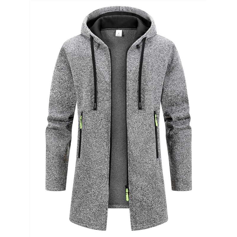Zipper Hooded Oversize Winter Warm Jacket New Streetwear Mens Long Sleeve Sweatshirts For Men 3