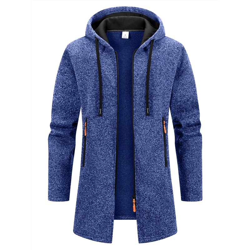 Zipper Hooded Oversize Winter Warm Jacket New Streetwear Mens Long Sleeve Sweatshirts For Men 5