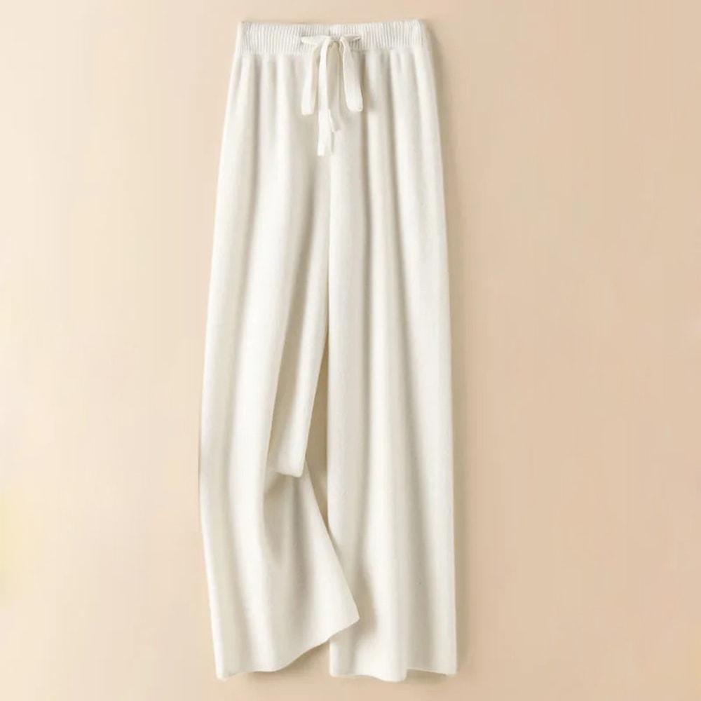 Soft Elastic High Waist Women Pants Thick Warm Knitted Casual Chic Korean Fashion AnkleLength 4