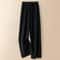 Soft Elastic High Waist Women Pants Thick Warm Knitted Casual Chic Korean Fashion AnkleLength 5