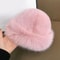 Warm Ear Protection Winter Hat For Women Snow Ski Cap Faux Fox Fur Bomber Windproof Russian Bonnet 6