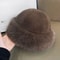 Warm Ear Protection Winter Hat For Women Snow Ski Cap Faux Fox Fur Bomber Windproof Russian Bonnet 7