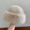 Warm Ear Protection Winter Hat For Women Snow Ski Cap Faux Fox Fur Bomber Windproof Russian Bonnet 12