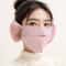 Winter Warm Thermal Earmuffs Mask Earflap Fleece Cycling Mask Simple Windproof Dustproof Wrap Ear W 0