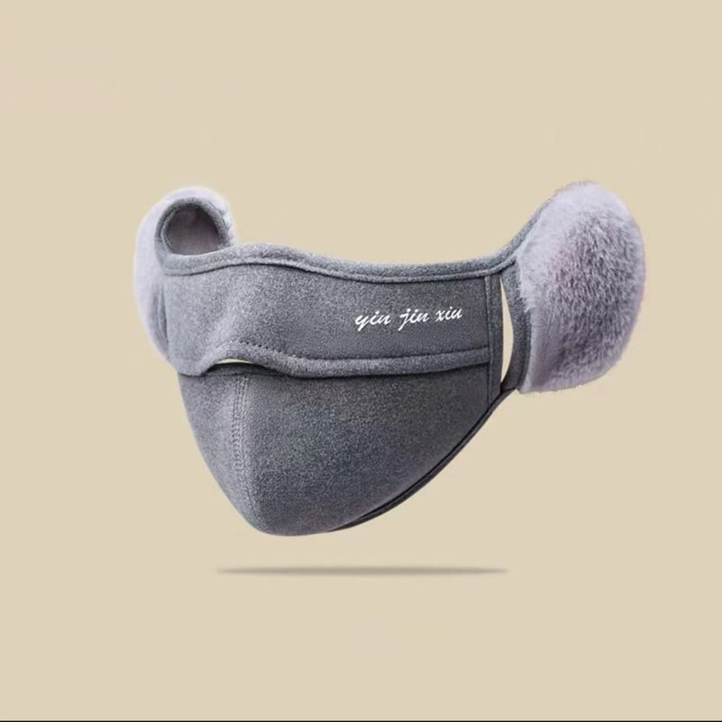 Winter Warm Thermal Earmuffs Mask Earflap Fleece Cycling Mask Simple Windproof Dustproof Wrap Ear W 6
