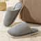 Non Slip Soft Shoes, Winter Warm Plush Men Slippers, Comfort Flat Heel Indoor Bedroom Slippers for Home