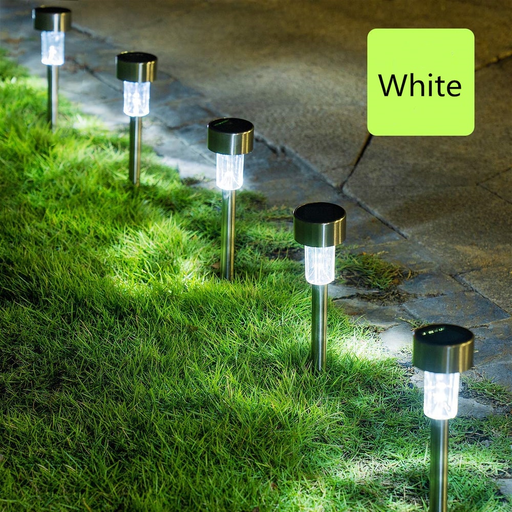 LED Light for Yard, Solar Powered Waterproof Landscape Path Solar Lights Outdoor Garden Lamp