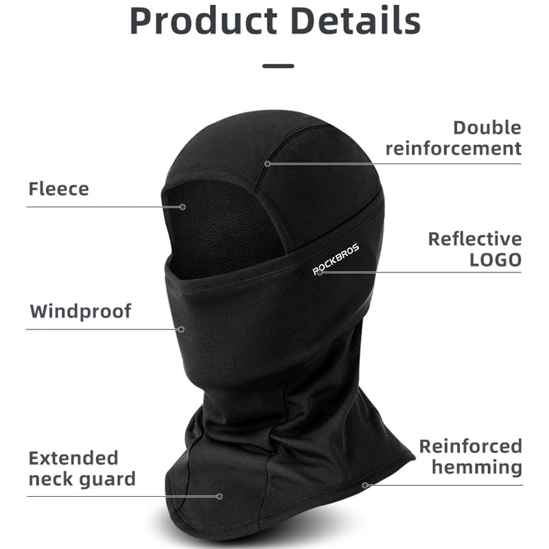 Warm Winter Full Face Mask Balaclava Helmet Liner For Fishing Skiing Hiking And Bike Windproof Head 2