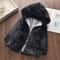 Hooded Parka Winter Baby Girls Clothes Faux Fur Coat Fleece Jacket Warm Snowsuit Outerwear Autumn C 5