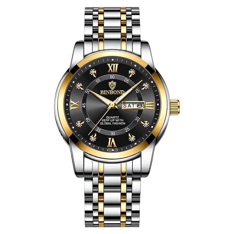 Men Waterproof Luxury Diver Watch, Quartz Wristwatch, Sport Date Clock Top Brand Fashion Watch