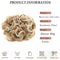Synthetic Hair Combs Clip In Ponytail Short Scrunchie Chignon Messy Curly Dish Hair Bun 1