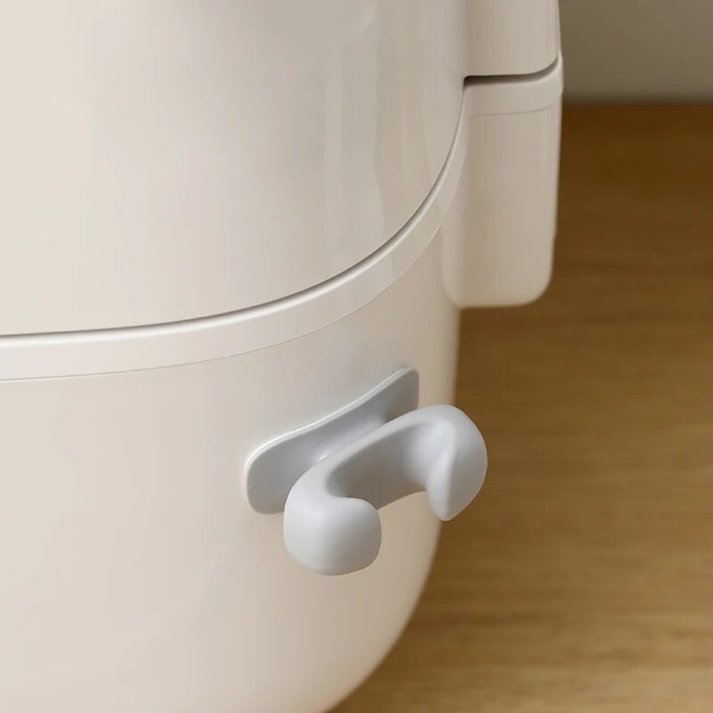 Kitchen WallMounted Cooker Spoon Shelf Rice Spoon Holder Silicone Storage Rack Convenient Placement 1