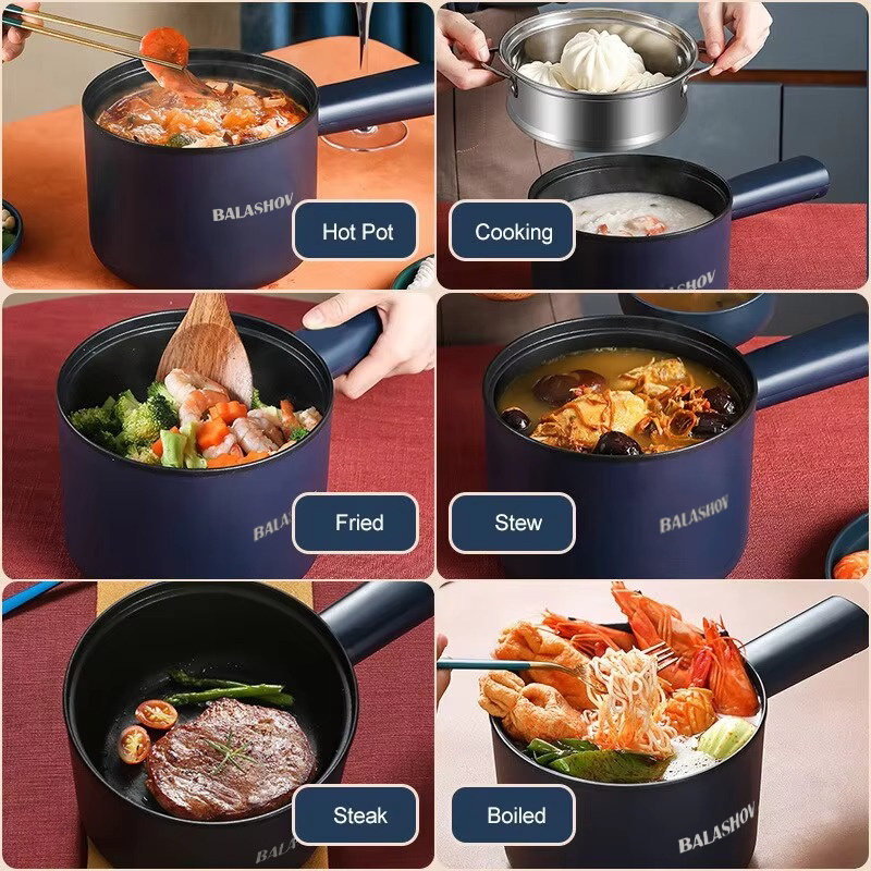 Mini Nonstick Pan Pots Multifunction Cooker Electric Rice Cooker Hot Pot For Dormitory Household 3
