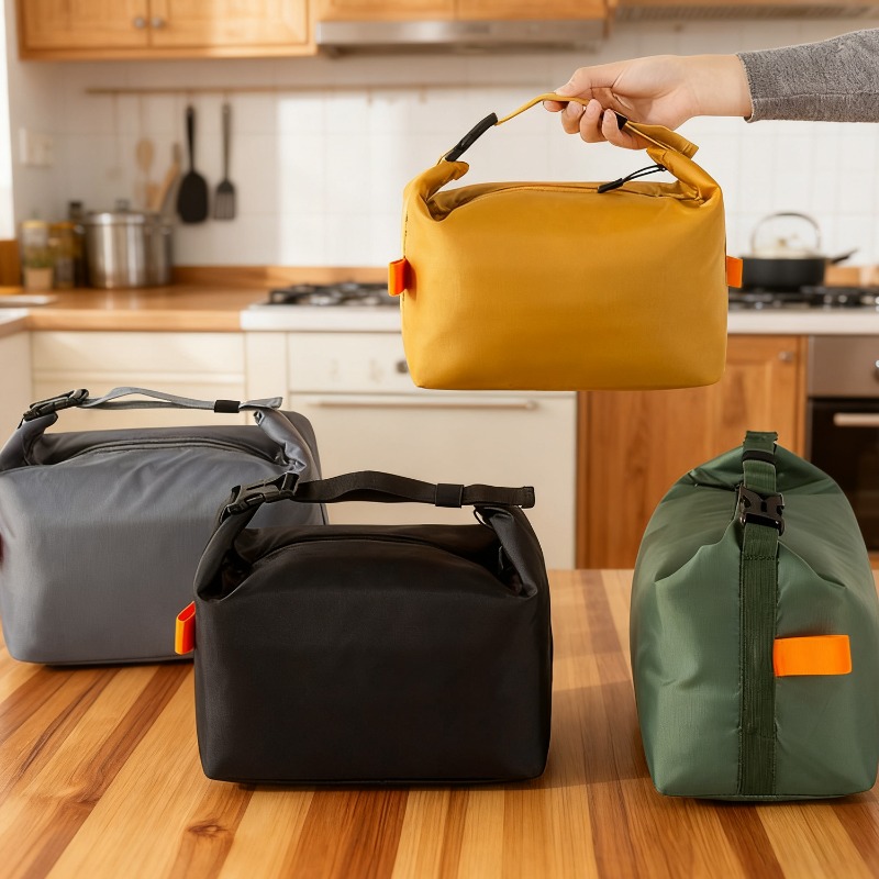 Portable Insulated Bento Bags Aluminum Foil Warmer Lunch Box For School Travel Picnic Food Storage 0