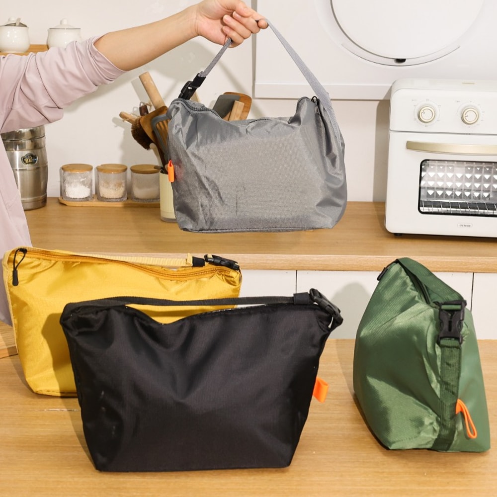 Portable Insulated Bento Bags Aluminum Foil Warmer Lunch Box For School Travel Picnic Food Storage 3