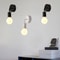 Industrial Decor Iron Black Nordic Modern Wall Lamp for Bedroom Bathroom