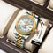 Waterproof Luxury Business Mens Wristwatch Stainless Steel Military Date Quartz Watch 1
