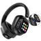 Active Noise Cancelling Headphones Hybrid Wireless Headphone With Touch Control LED Screen 0