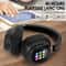 Active Noise Cancelling Headphones Hybrid Wireless Headphone With Touch Control LED Screen 2