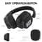 Active Noise Cancelling Headphones Hybrid Wireless Headphone With Touch Control LED Screen 4
