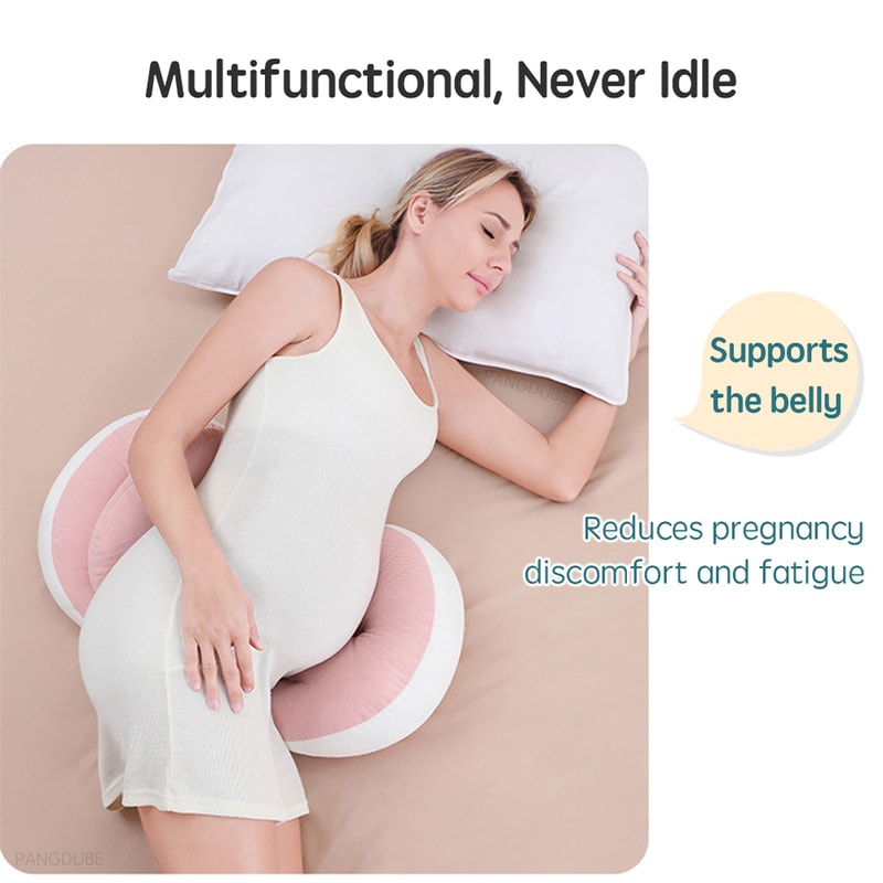 Cotton Waist Support Pillow For Pregnant Women Pregnancy Body Pillow With Free Auxiliary Pillow 1