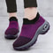 New Womens Casual Sneakers Slip On Platform Trainers Fashionable Ladies Shoes 1